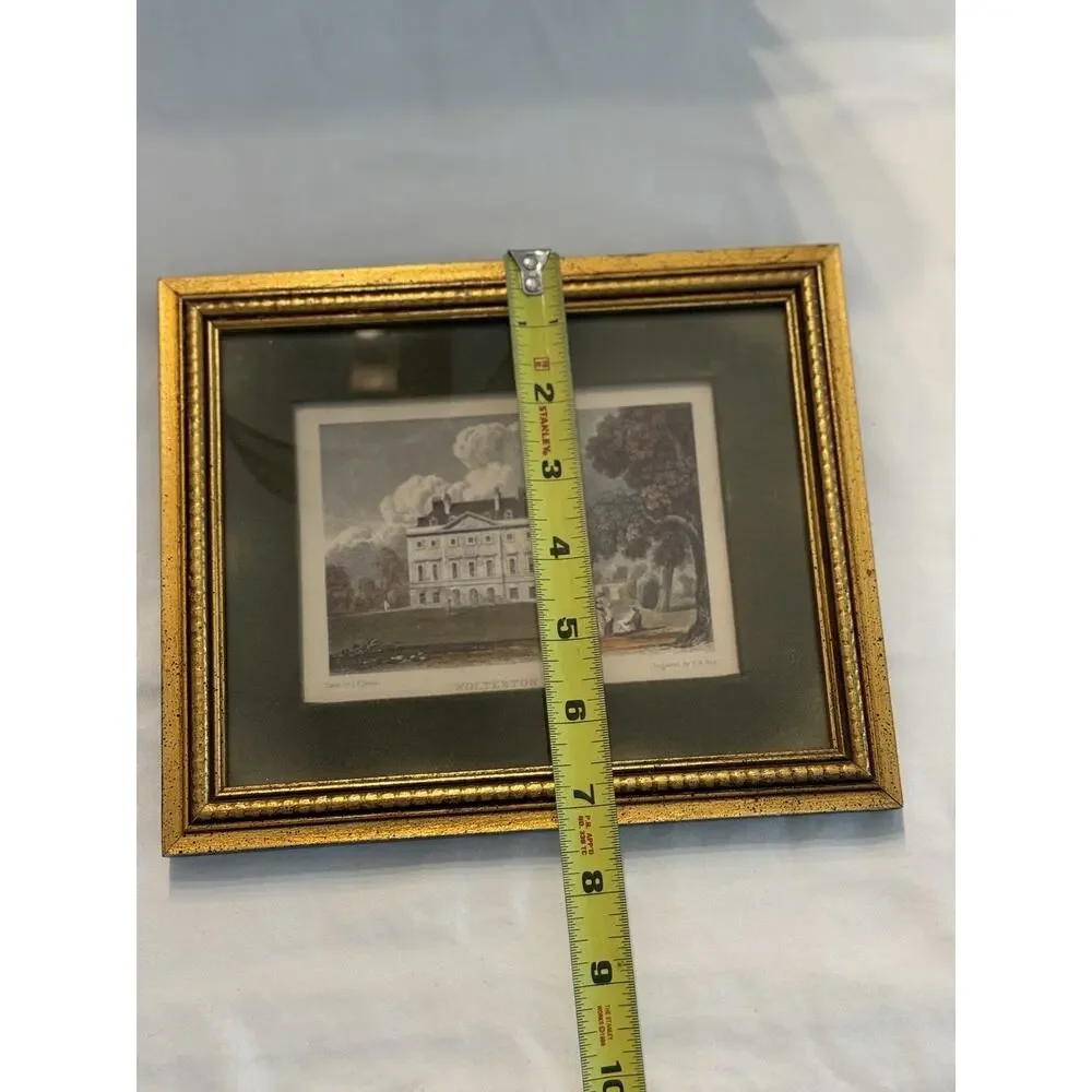 J.P. Neale Wolverton Hall Topographical Print Norfolk England